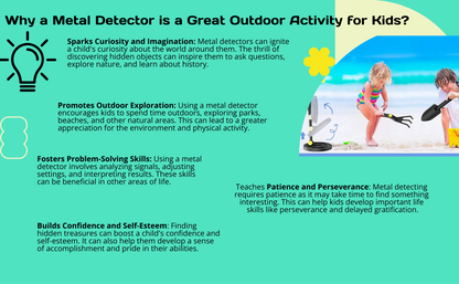 Megadetector MD-1014: Kids' Metal Detector for Fun Family Adventures