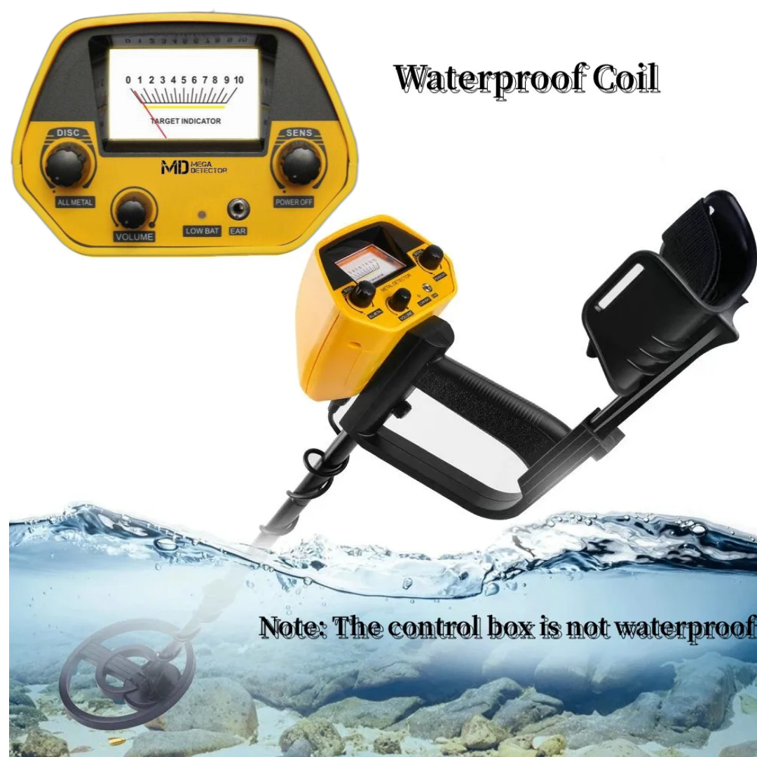 MegaDetector MD-5090: Advanced Metal Detector for Treasure Hunting, Relics, and Outdoor Exploration