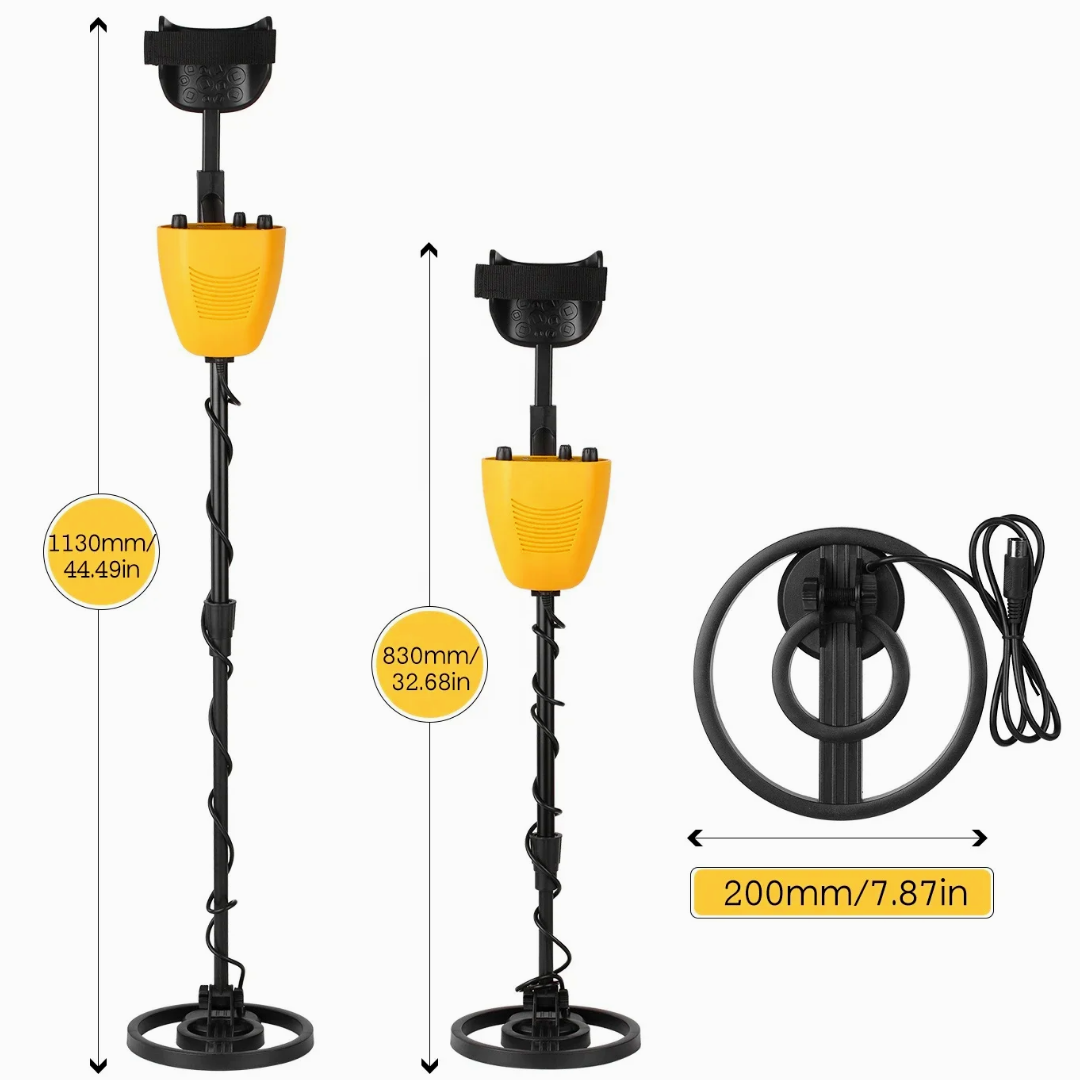 MegaDetector MD-5090: Advanced Metal Detector for Treasure Hunting, Relics, and Outdoor Exploration