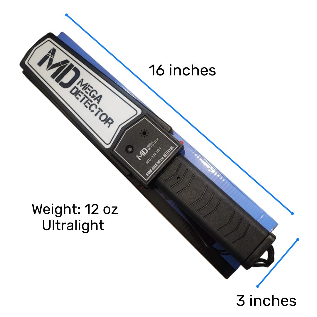 MegaDetector Handheld Metal Detector Wand