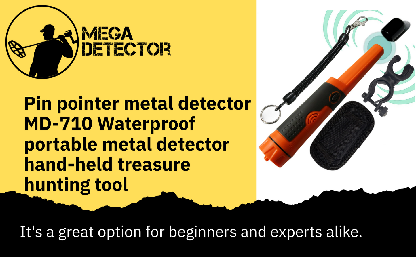 Megadetector MD-710: Waterproof Pinpointer for Precision Treasure Hunting