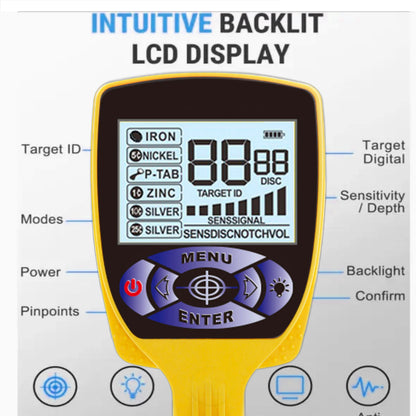 MegaDetector TX-620 Professional Metal Detector: Uncover Hidden Treasures