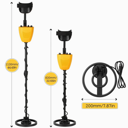 MegaDetector MD-5090: Advanced Metal Detector for Treasure Hunting, Relics, and Outdoor Exploration