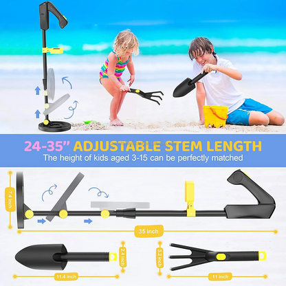 Megadetector MD-1014: Kids' Metal Detector for Fun Family Adventures